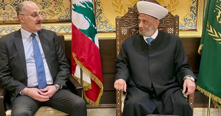 الاستحقاق البلدي المقبل محور لقاء المفتي دريان والنائب عبد الله في دار الفتوى